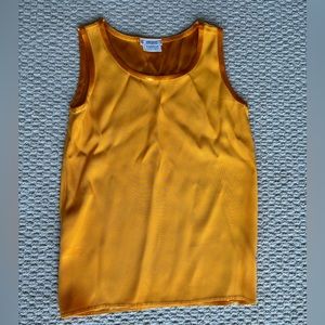 Yves Saint Laurent Rive Gauche 100% silk top